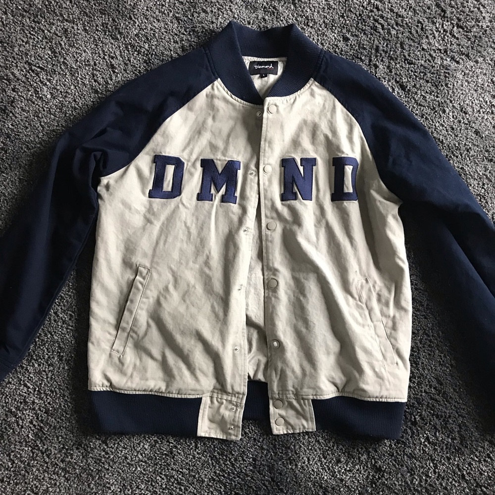 Diamond bomber jacket